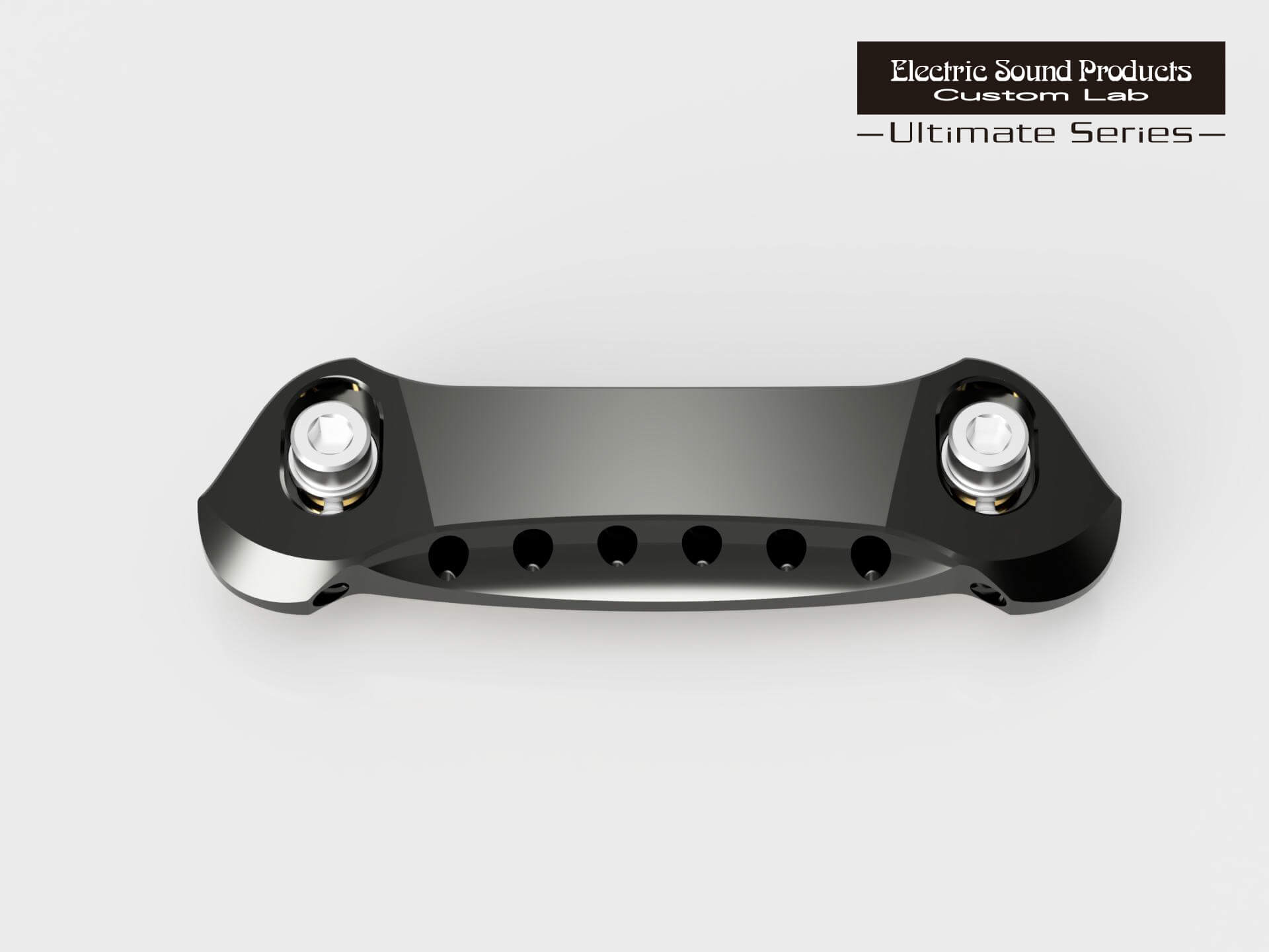 【ESP直営店】【ESP Parts】［ESP Custom Lab］ESP TP20 Brass -Horizontal- Black［カスタムラボ/パーツ/アルティメイトシリーズ/6弦用/ブラック]｜ESP CRAFT HOUSE店