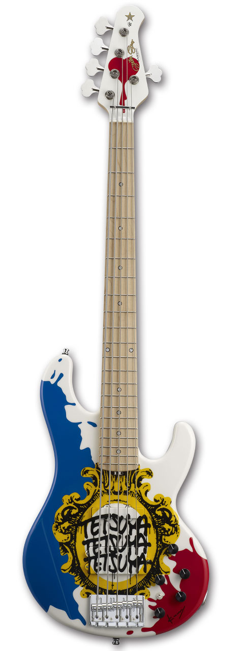 【ESP直営店】[tetsuyaモデル]STELLA GEAR Bardic Tricolour【受注生産】[エレキベース、bass、５弦]｜ESP CRAFT HOUSE店