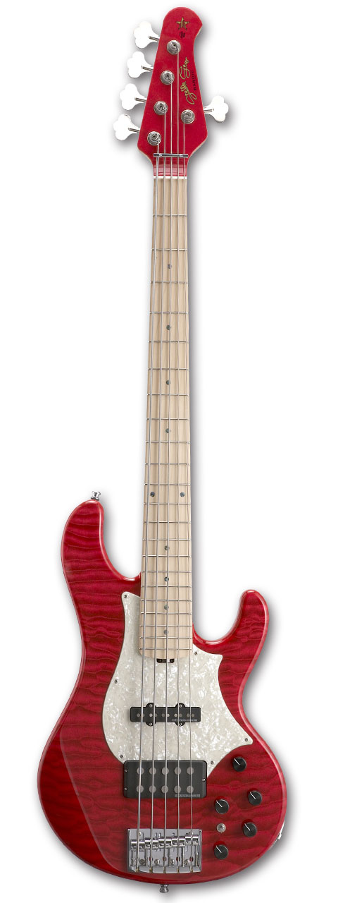 【ESP直営店】【受注生産】[tetsuyaモデル]STELLA GEAR Bardic / FM See Thru Fiesta Red[エレキベース、bass]｜ESP CRAFT HOUSE店