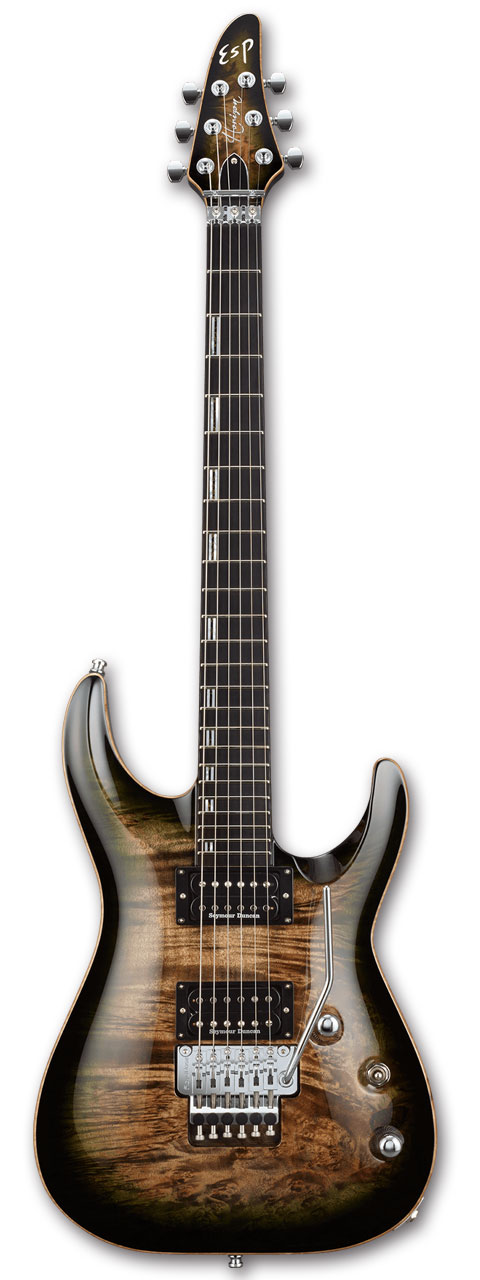 【ESP直営店】【受注生産商品】ESP HORIZON-CTM FR Burled Maple［Reptile Black Burst］[エレキギター、guitar]｜ESP CRAFT HOUSE店 404,800円