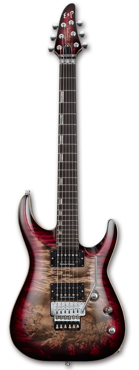 【ESP直営店】【受注生産商品】ESP HORIZON-CTM FR Burled Maple［Reptile Red Burst］｜ESP CRAFT HOUSE店