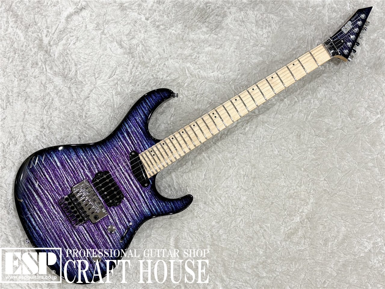 【ESP直営店】【即納可能】ESP MAVERICK/M / Glitter Storm Violet [エレキギター、guitar]｜ESP CRAFT HOUSE店