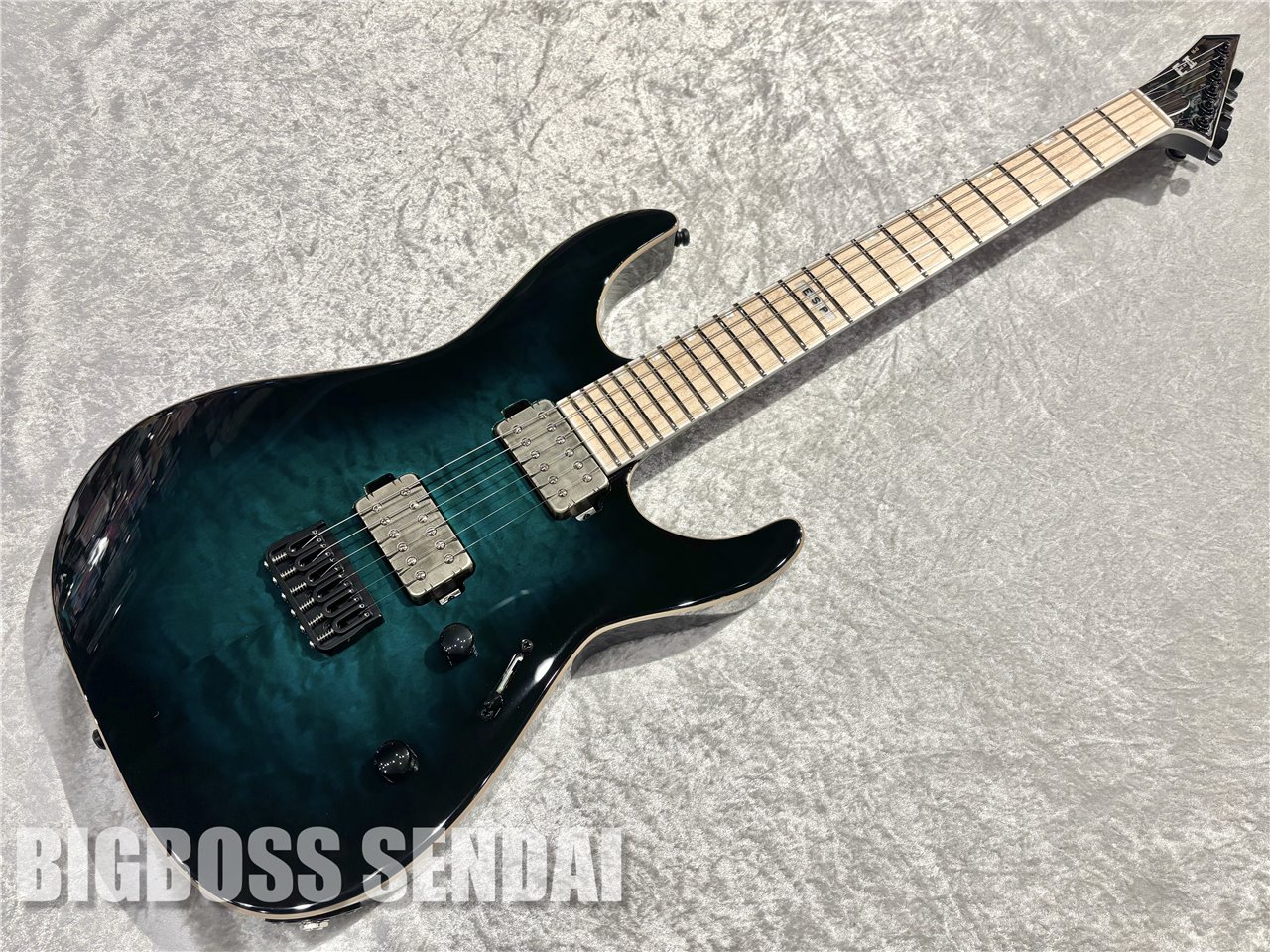 ギター E-II M-II NT HS QM Black Turquoise Burst ESP E-II M-II NT - Black Turquoise Burst – nafiriguitar.com