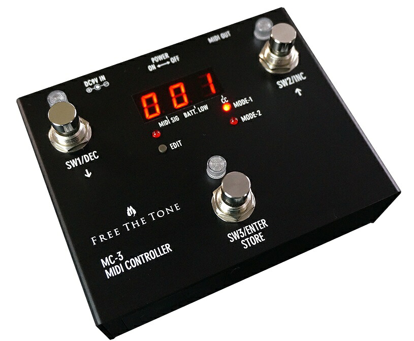 【ESP直営店】【お取り寄せ商品】FREE THE TONE MIDI CONTROLLER MC-3｜ESP CRAFT HOUSE店