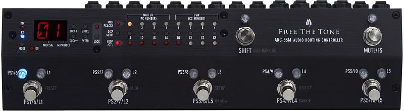 FREE THE TONE Routing Controller ARC-53M BLACK ギター・ベース