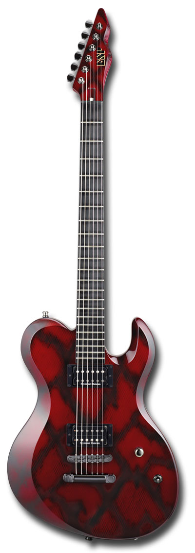 Edwards エドワーズ エレキギター E-DR-II-7ST (See Thru Dark Red) DIR en Grey Die Model