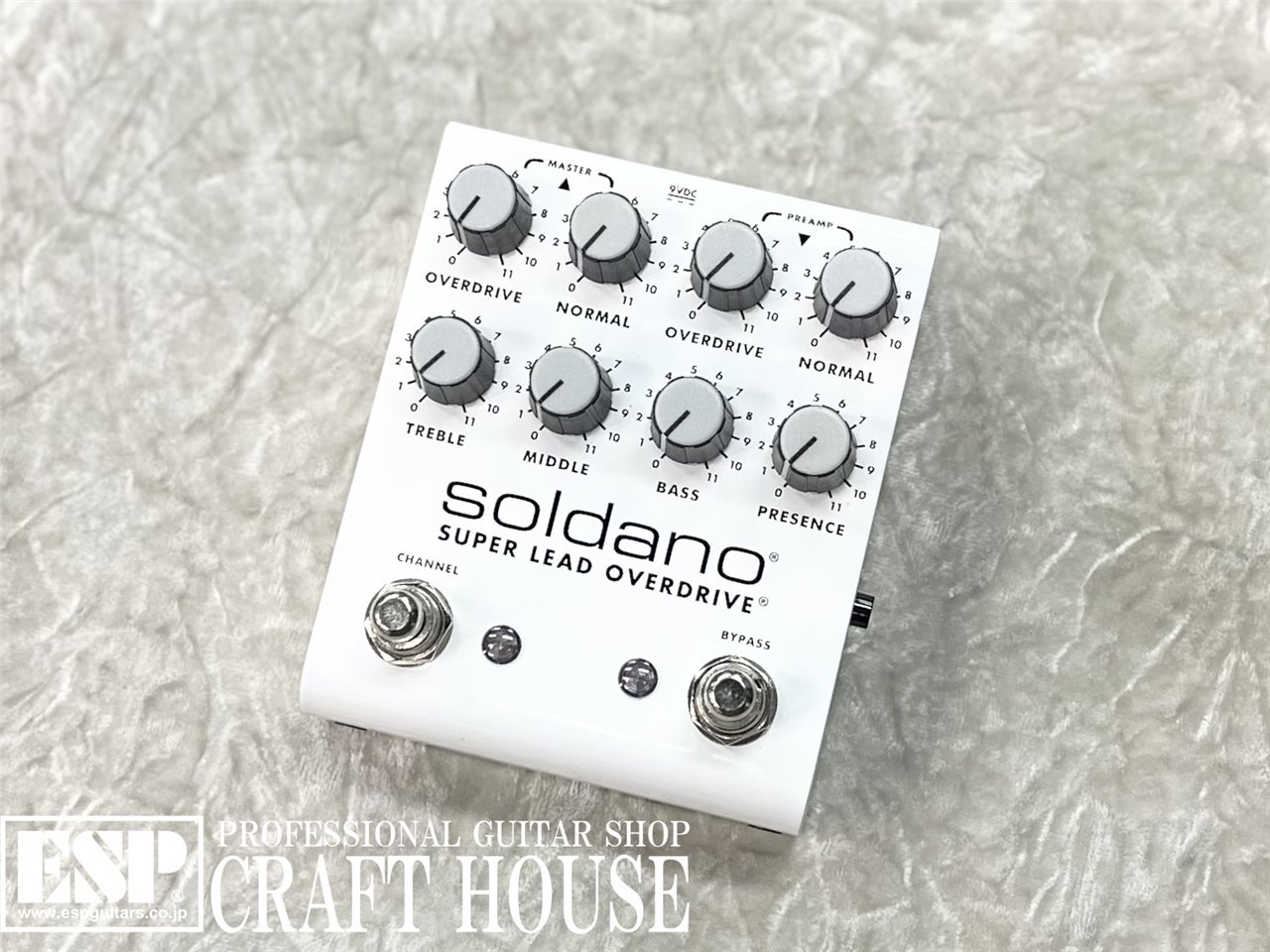 【ESP直営】【即納可能】Soldano　SLO PLUS Pedal - Super Lead Overdrive[エフェクター、effectspedal]｜ESP CRAFT HOUSE店