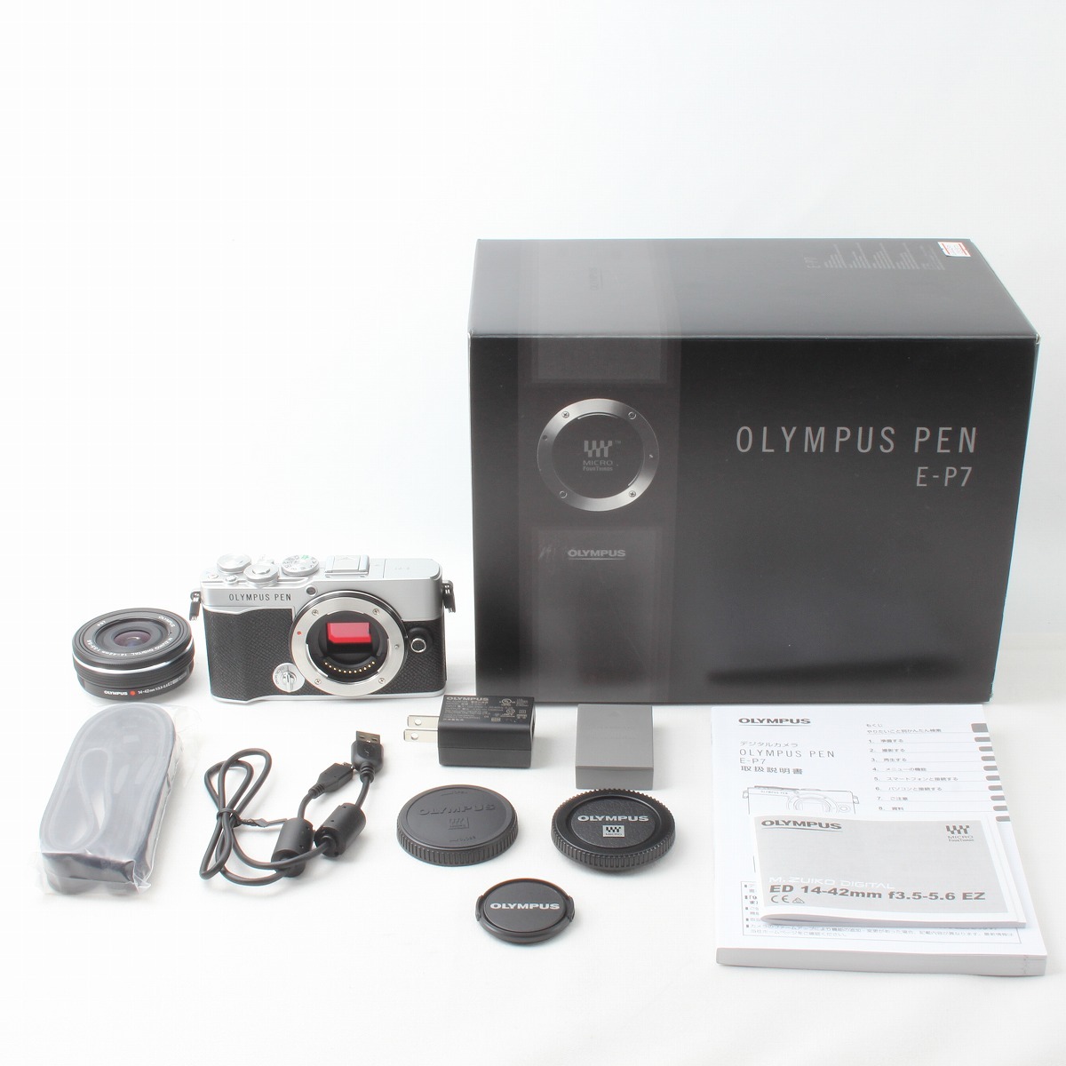 楽天市場】【中古】オリンパス OLYMPUS PEN E-P7 14-42ｍｍ EZレンズ