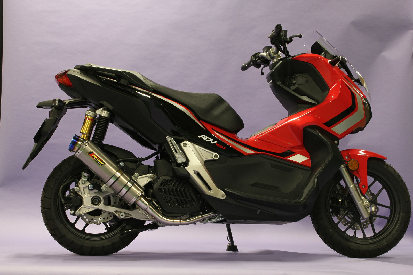 Realspeed ADV150 バイクマフラー 2BK-KF38 メテオ チタンソリッドマフラー フルエキ フルエキゾースト カスタム パーツ ドレスアップ 交換 社外品 リアルスピード ホンダ|Valiente shop