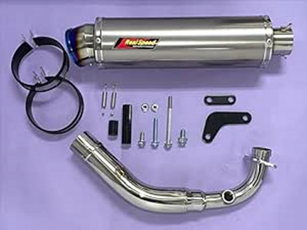 Realspeed シグナスX125 バイクマフラー 台湾5期~ O2センサー対応 メテオ チタンソリッドマフラー フルエキ フルエキゾースト カスタム パーツ ドレスアップ 交換 社外品 リアルスピード ヤマハ CYGNUS-X 22,940円