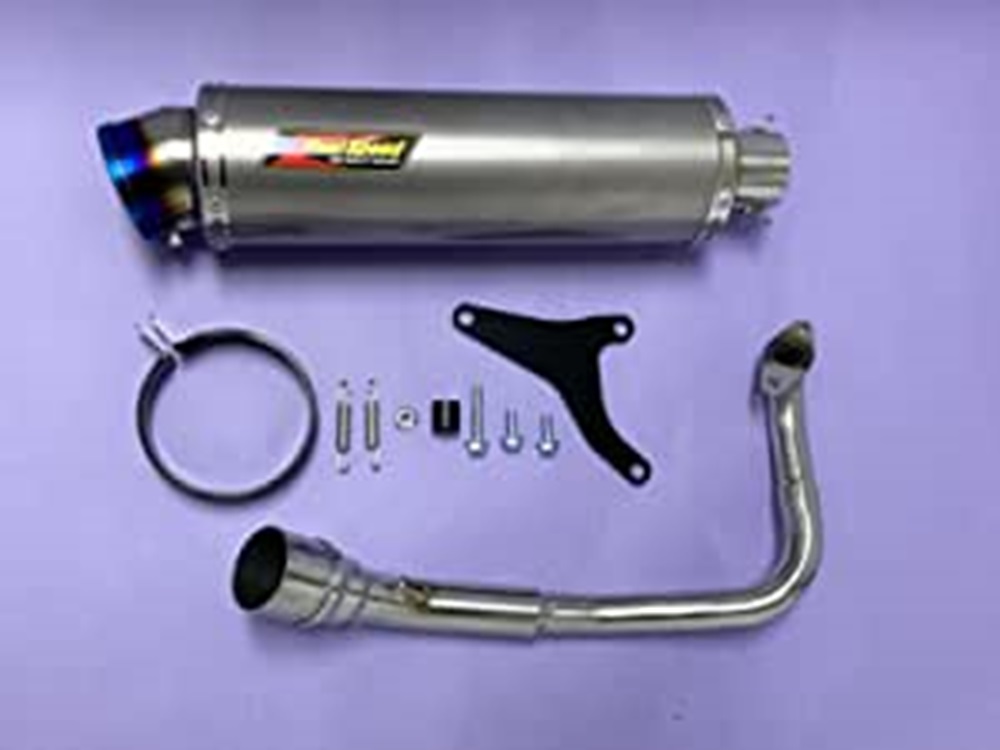 Realspeed アドレスV125 バイクマフラー BC-CF46A メテオ チタンソリッドマフラー フルエキ フルエキゾースト カスタム パーツ ドレスアップ 交換 社外品リアルスピード スズキ Address