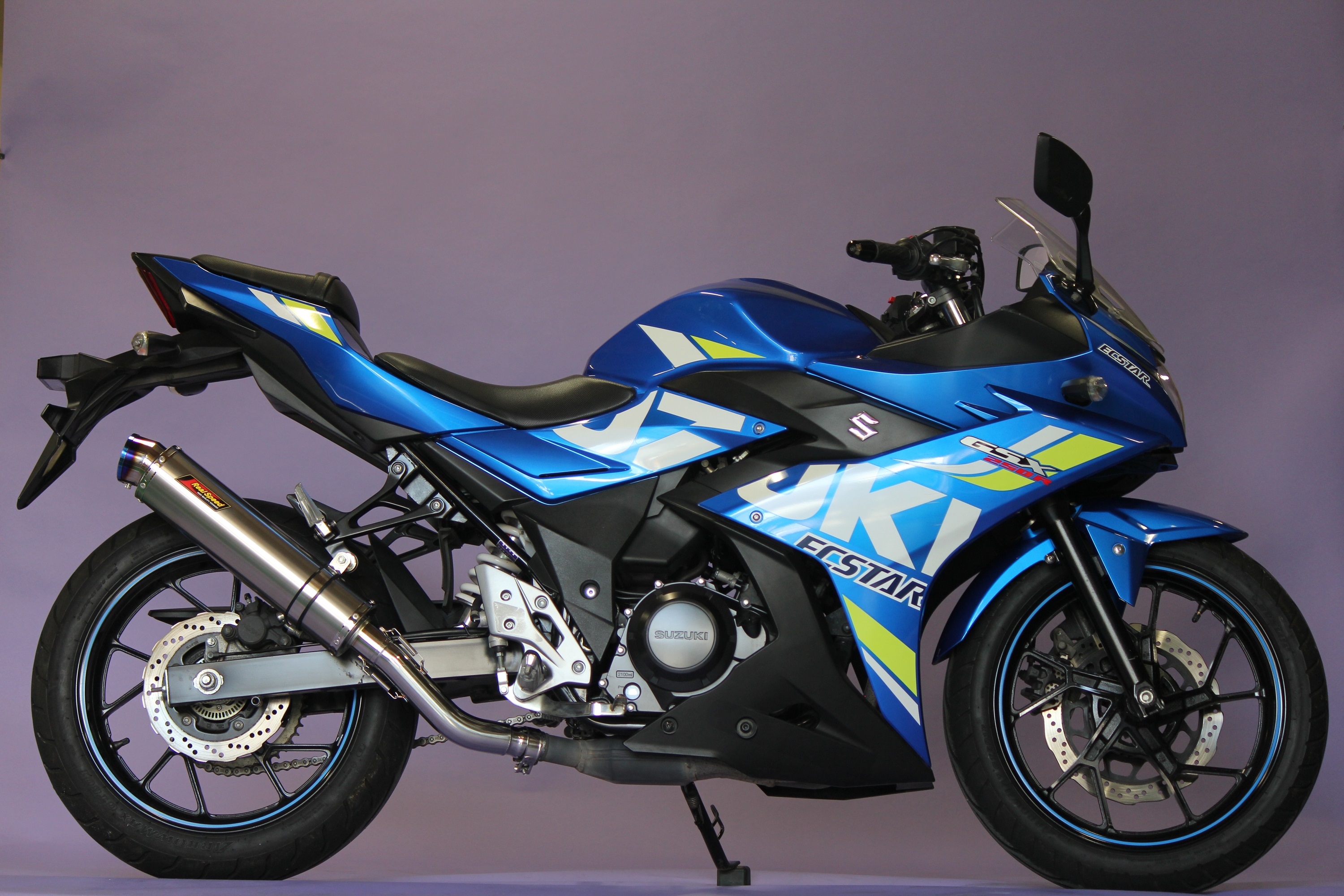 Realspeed GSX250R バイクマフラー 2BK-DN11A 8BK-DN12B メテオ チタンソリッドマフラー スリップオン カスタム パーツ ドレスアップ 交換 社外品 スズキ リアルスピード ジスペケ｜Valiente shop