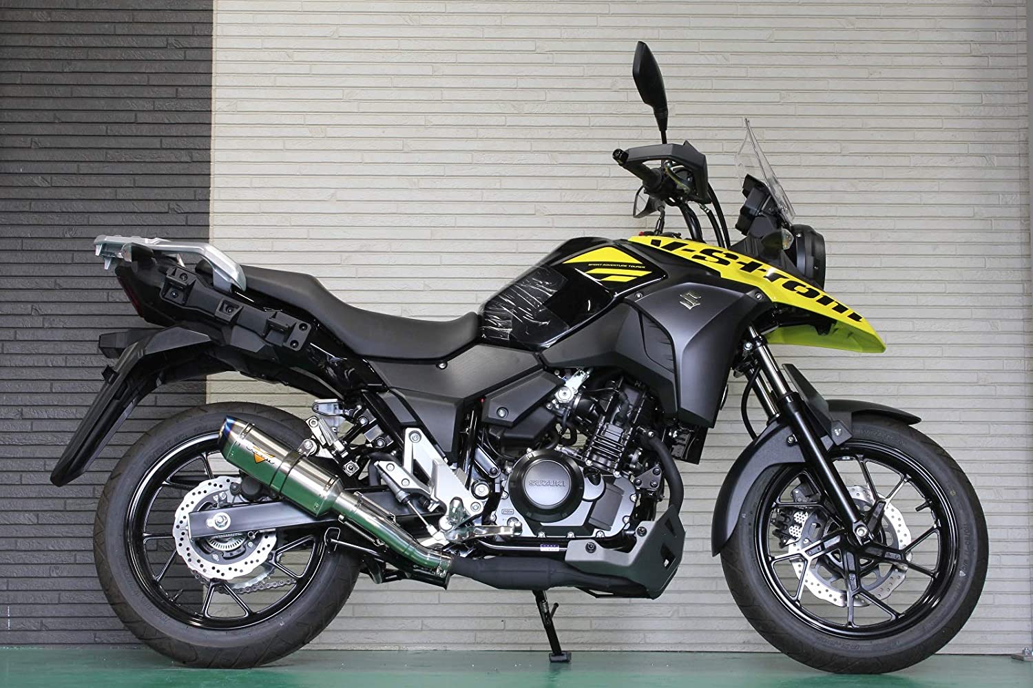Valiente Vストローム250 マフラー 2BK-DS11A ミーア ステンレス ブルーカラー バイクマフラー フルエキ フルエキゾースト カスタム パーツ ドレスアップ 交換 社外品 重低音 バリエンテ スズキ V-Strom ABS｜Valiente shop
