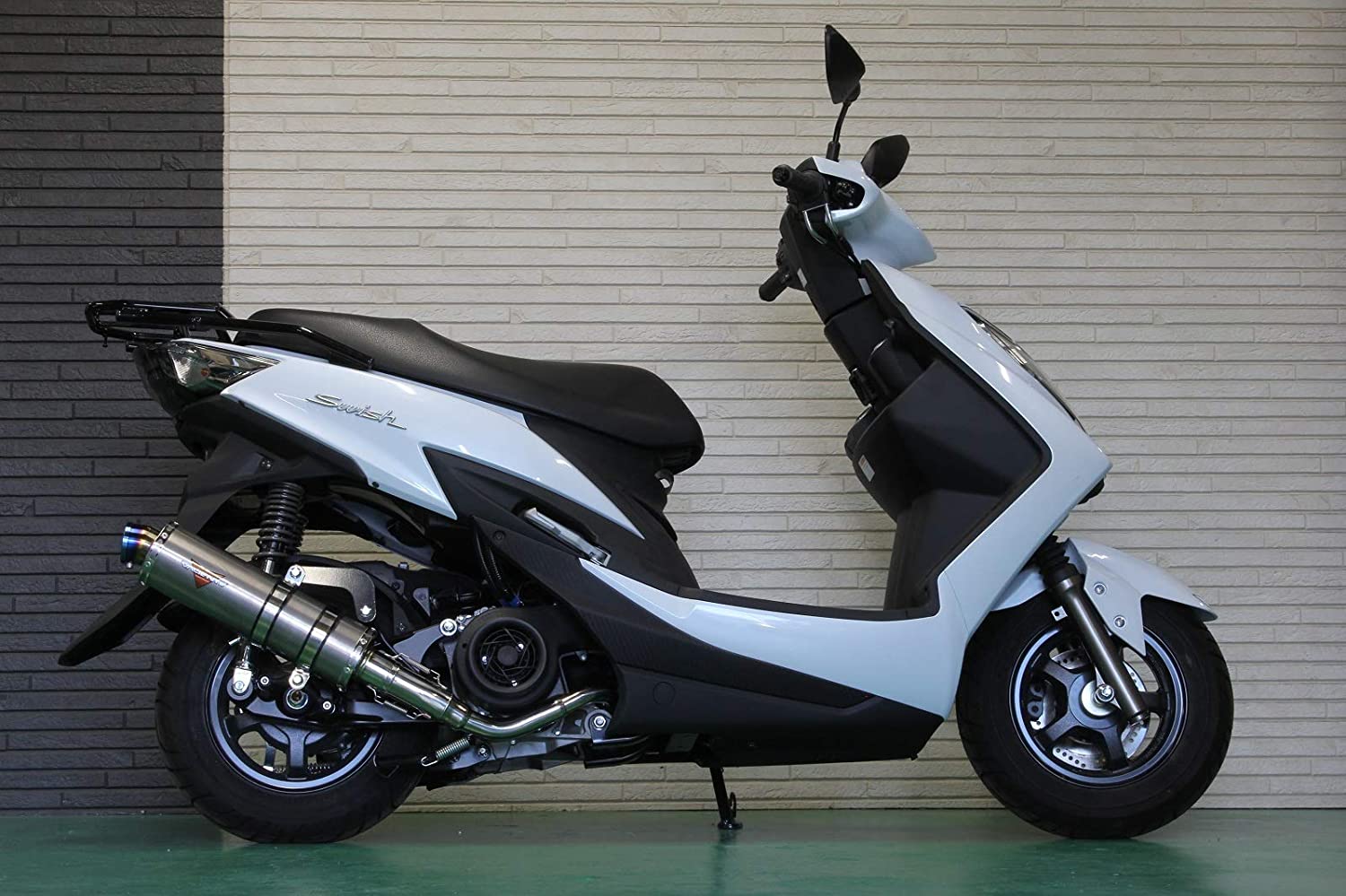 Valiente スウィッシュ バイクマフラー 2BJ-DV12B アレグリア ソリッドチタン マフラー フルエキ フルエキゾースト カスタム パーツ ドレスアップ 交換 社外品 重低音 バリエンテ スズキ SWISH 21,535円