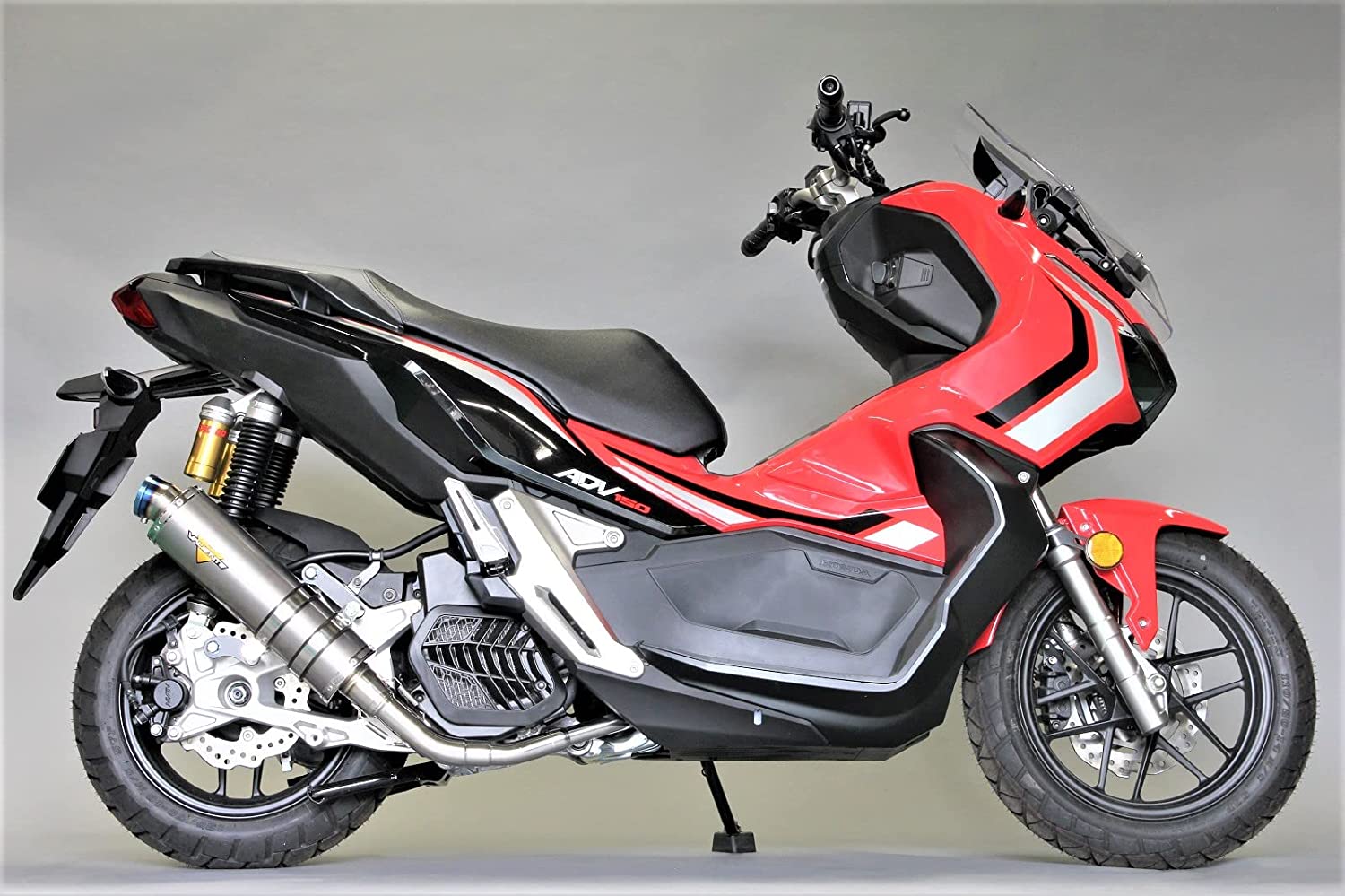 Valiente ADV150 バイクマフラー 2BK-KF38 アレグリア チタン ソリッドマフラー フルエキ フルエキゾースト カスタム パーツ ドレスアップ 交換 社外品 重低音 バリエンテ ホンダ