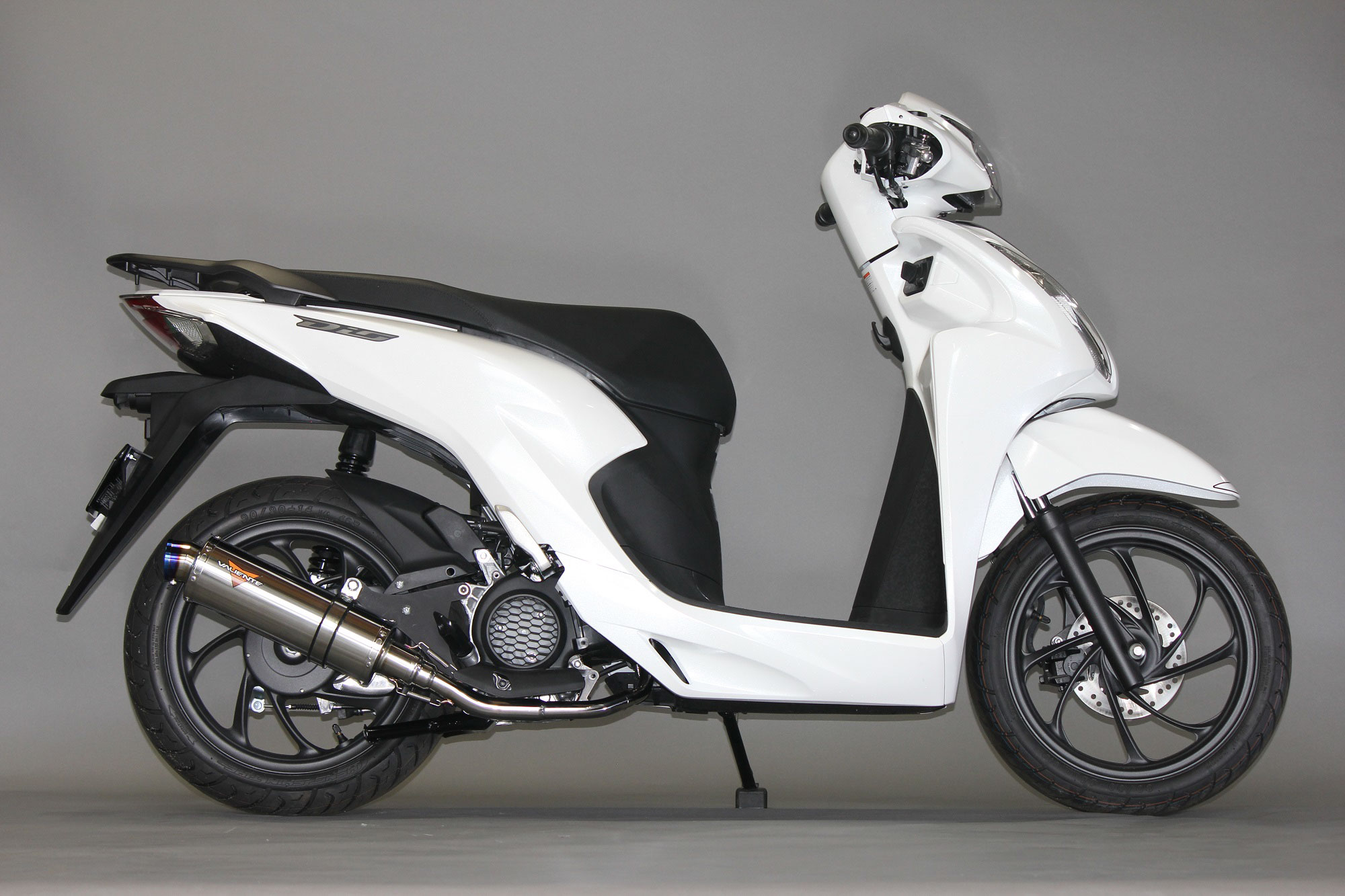 Valiente Dio110 ディオ110 バイクマフラー 2BJ-JK03 8BJ-JK03 デュラ ステンレスマフラー シルバーカラー フルエキ フルエキゾースト カスタム パーツ ドレスアップ 交換 社外品 説明書付 ホンダ バリエンテ|Valiente shop