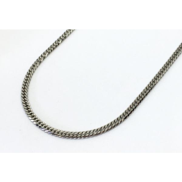 新品 プラチナ850 喜平 首飾り PT850 6面とり捨てるダブル 11g 50糎 造幣局考査目じるし 目じるし入り口・入口 メンズ レディース キヘイ チェーン店