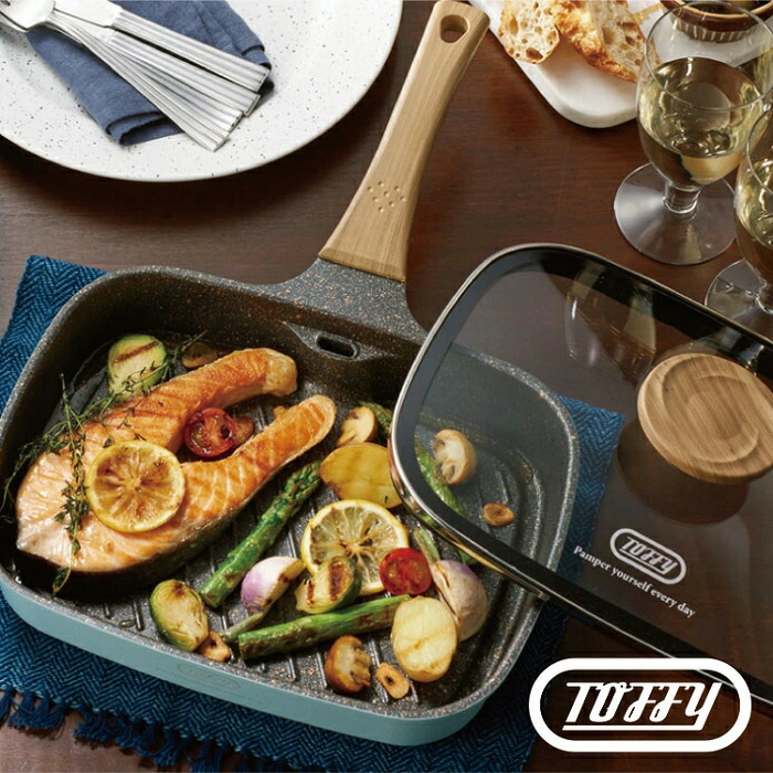 ランキング21のフライパン グリルパン グリルパン 独自の3段階無煙脱臭システム ラドンナキッチン用品 食器 調理器具 Toffy K Nb4 短時間調理 煙が出にくい スモークレスグリルパン 無煙脱臭 波型プレート 煙を抑える 魚焼き ギフト プレゼント 贈り物 就職祝い 新生活