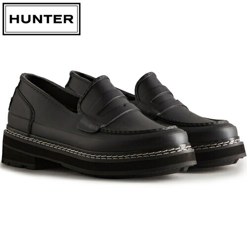 楽天市場】HUNTER REF STITCH PENNY LOAFER レインローファー