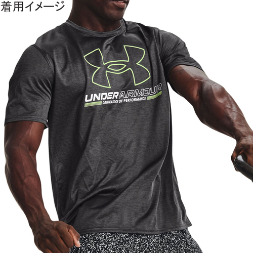 ブランド Under Armour メンズ グラフィック ロゴ Tシャツ 黒色 ブラック アンダーアーマー スニケス ブランド Shineray Com Br