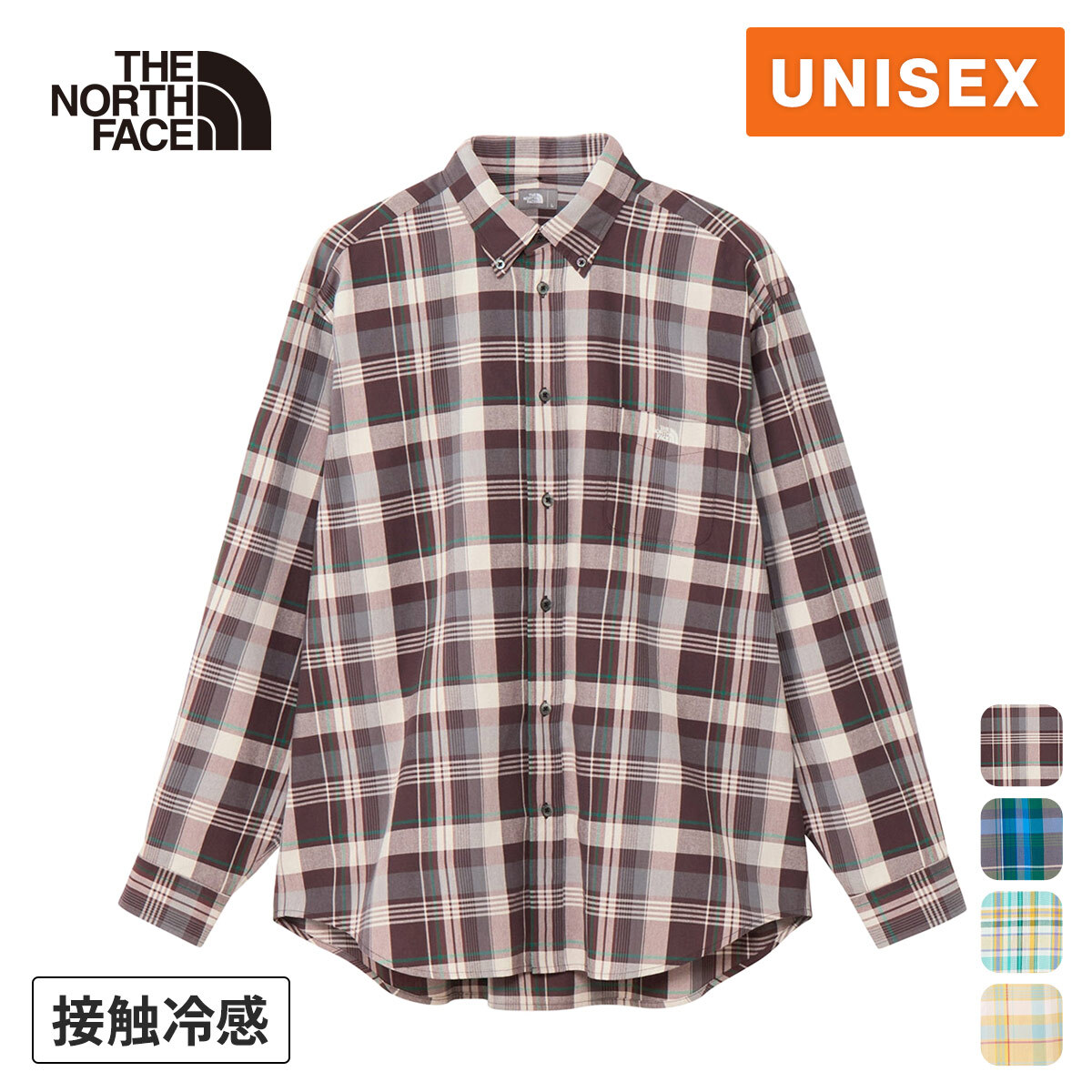 ザ・ノース・フェイス メンズ レディース 長袖シャツ ロングスリーブマドラスシャツ L/S Madras Shirt 全4色 NR12431 THE NORTH FACE ノースフェイス 母の日