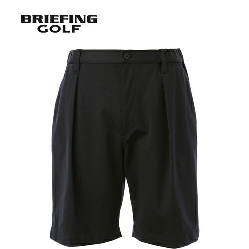 BRIEFING ブリーフィング ショートパンツ ブラック M MEN'S PUNCHING LOGO SHORT PANTS（メンズパンパンチングロゴ