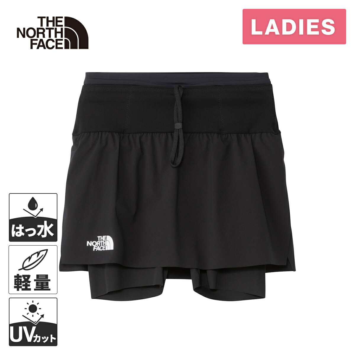 ウォーキング・ランニングウェア THE NORTH FACE Enduris Racing Skirt M ウォーキング・ランニングウェア THE NORTH FACE Enduris Racing