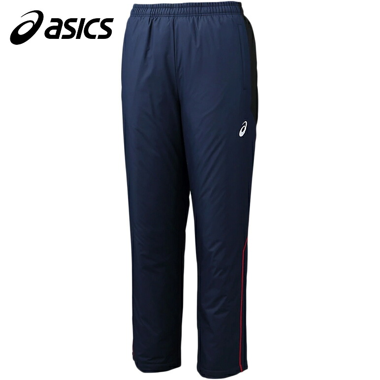 アシックス asics メンズ トレーニングウェア ロングパンツ 中わたウオーマーパンツ リサイクル素材 ピーコート 2031E056 401