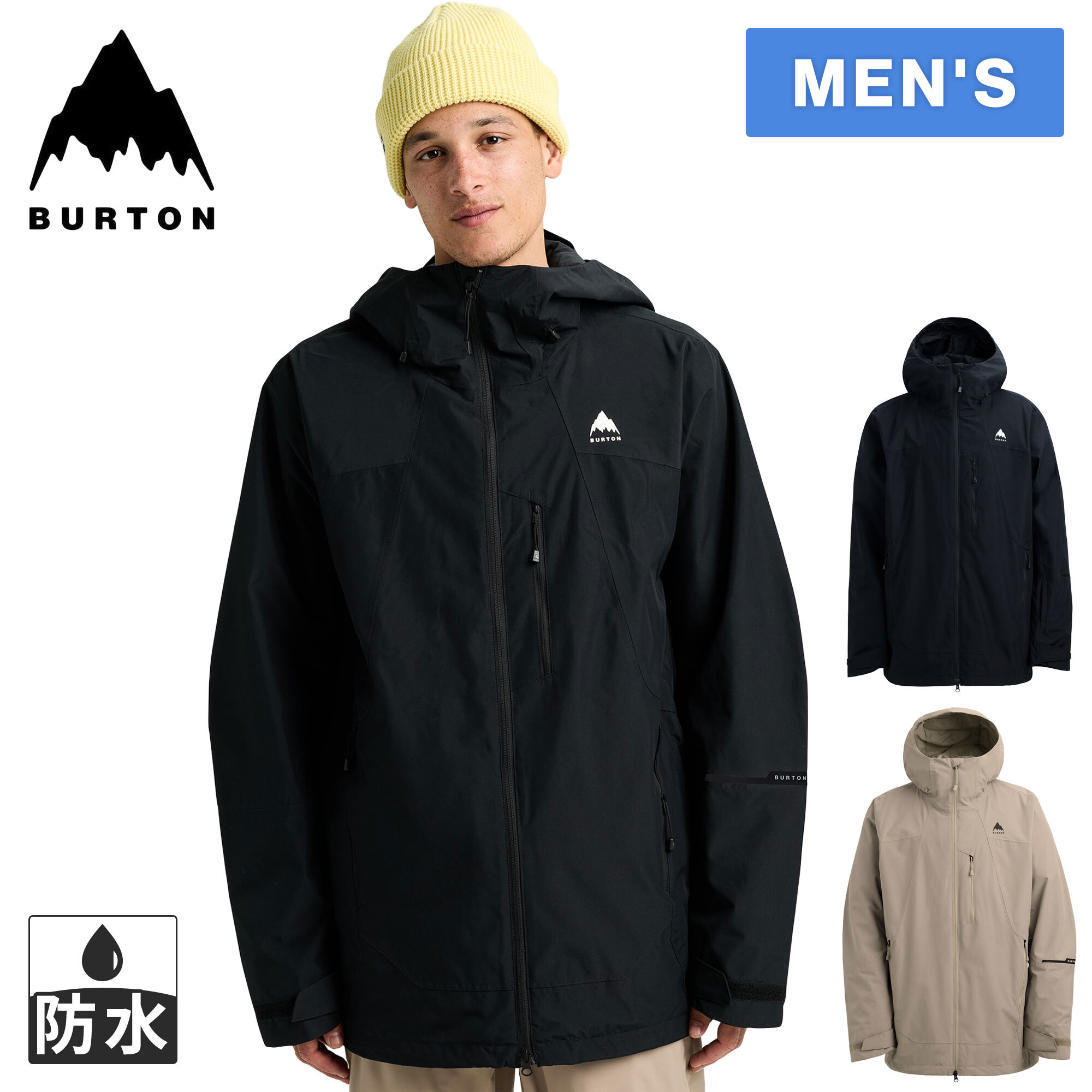 送料無料【BURTON】GORE-TEX スノボジャケット M ブラック 楽天市場】バートン BURTON メンズ リザーブ GORE-TEX 2L ジャケット M