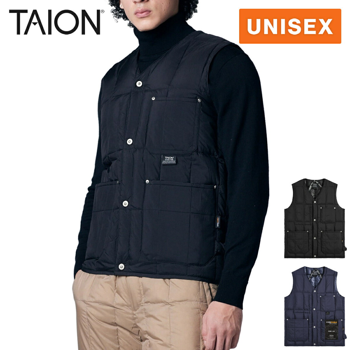 みづさん専用Aton テクノコットンリサイクルウールパデッドベスト ATON