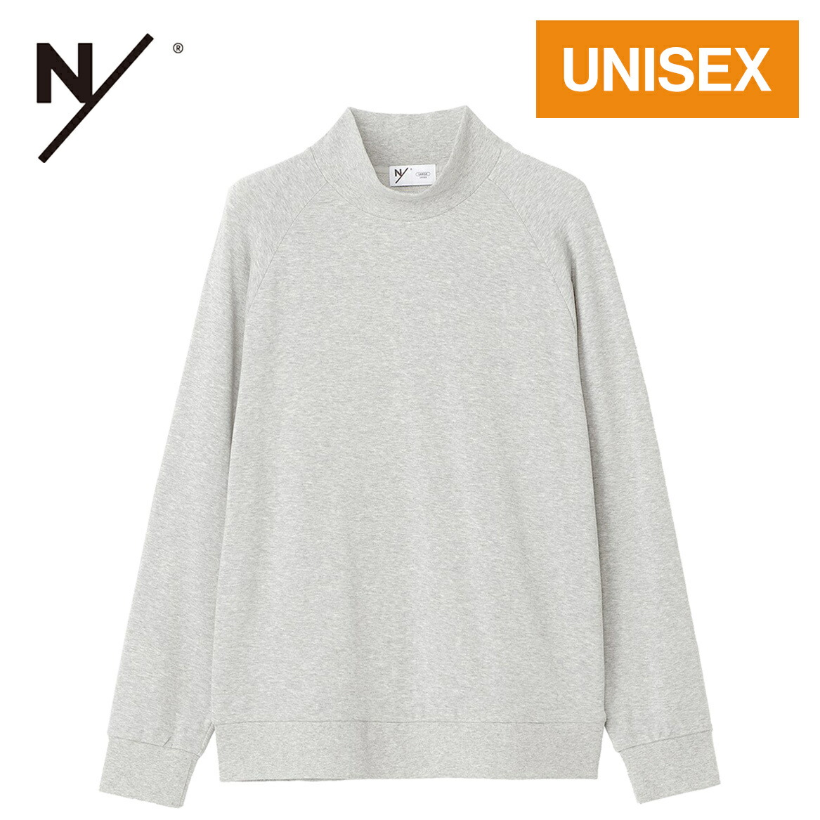 ニュートラルワークス NEUTRALWORKS. メンズ レディース トレーナー ソプラナー/ ライトウォームスウェットモックネック SOPRANER/LWS MOKNK ミックスグレー KSU24310 Z|YOCABITO 店