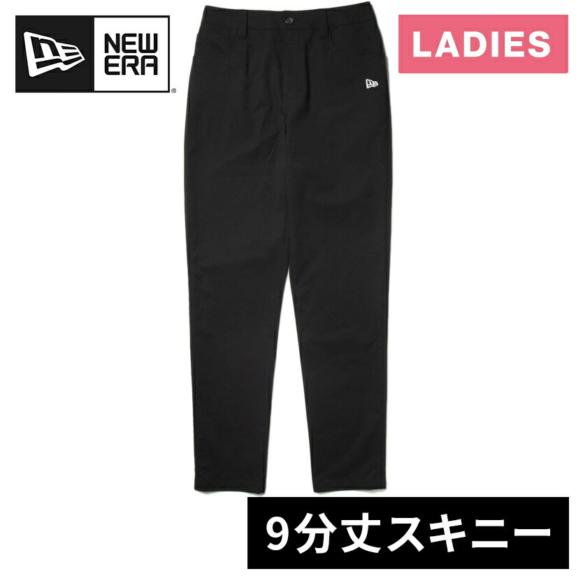 NEW ERA GOLF NEW ERA GOLF WOMEN'S GOLF WEAR LONG PANTS SKINNY PANTS LAUREL LOGO BLACK 14391444 BLK