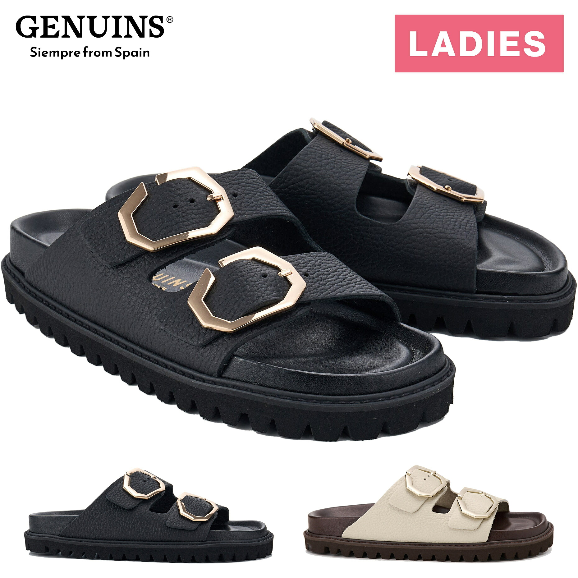 ★セールsale 41~44%OFF★ ジェニュインズ GENUINS レディース サンダル ガリア GALIA|YOCABITO 店