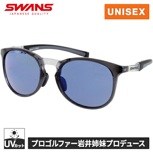 ★セールsale 30％OFF★ スワンズ SWANS メンズ レディース スポーツサングラス Radiant Del ULTRA LENS for GOLFモデル クリアスモーク RAD DEL-0167｜YOCABITO　店