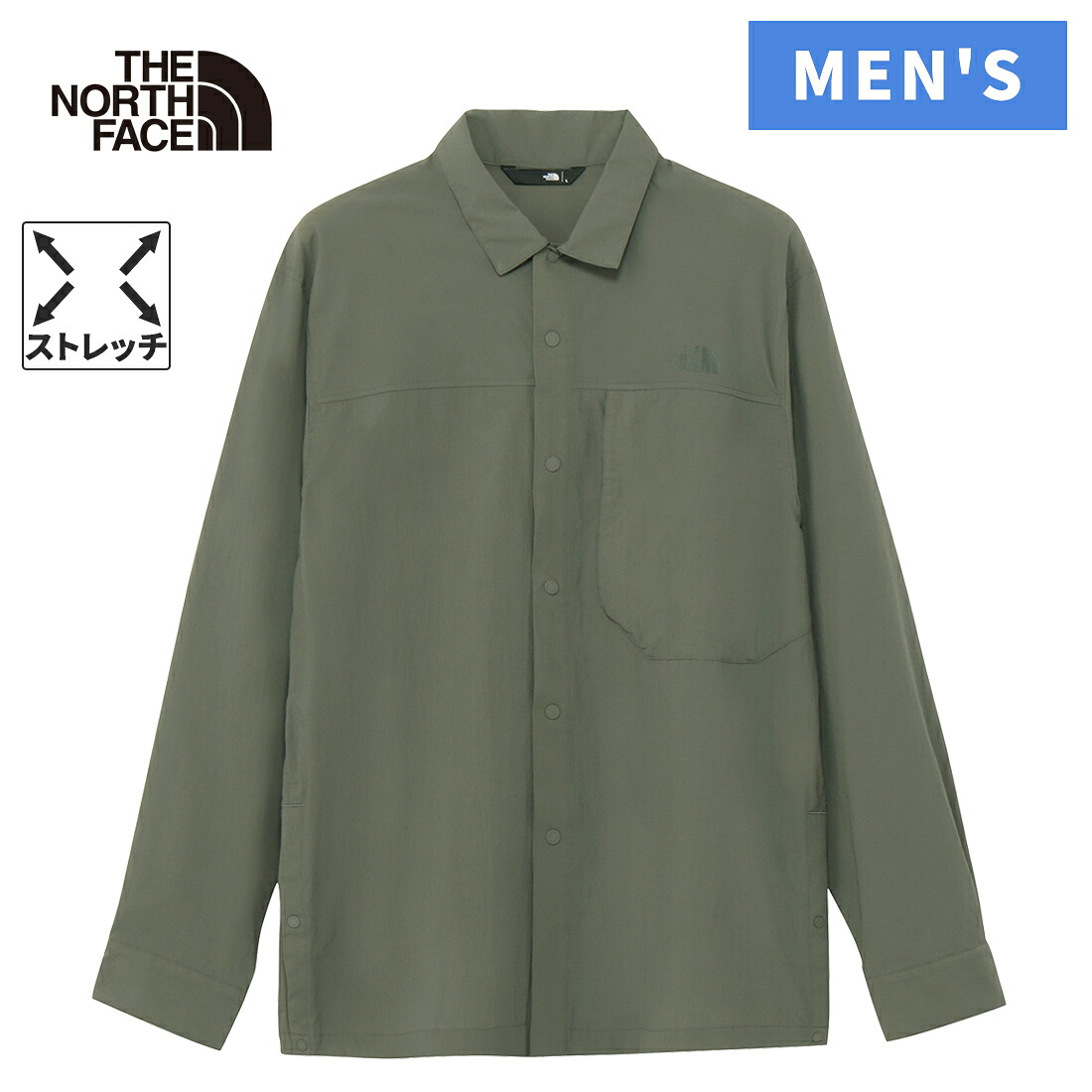 ザ・ノース・フェイス メンズ ハイカーズシャツ Hikers&rsquo; Shirt ヒューズボックスグレー NR12601 FG THE NORTH FACE ノースフェイス★着後レビューで300円OFFクーポン★｜YOCABITO　店 11,330円