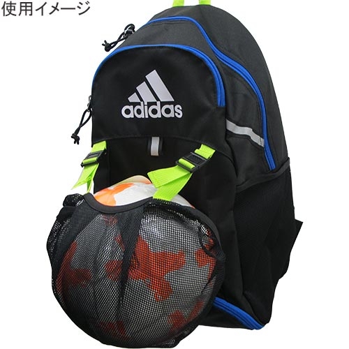 低廉 1日からエントリーでp5倍 アディダス Adidas サッカー ボールバッグ ボール用デイパック ブラック ブルー Adp36bkb Www Tsujide Co Jp