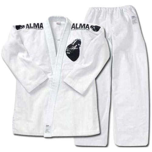 高額売筋 アルマ ALMA メンズ レディース 格闘技 海外製柔術着 上下セット 白帯付 白 JU2-A2-WH WH shin-i.jp
