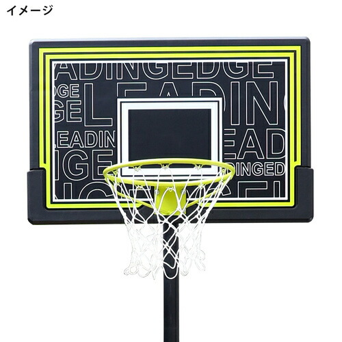 8月中旬入荷予定 Leading Edge 6号球 家庭用 St リーディングエッジ モルテン ジウジアーロラバーバスケットボール 屋外 バスケットゴール Bgr6my 計2点セット