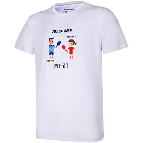 ビクター Victor メンズ Tシャツ ホワイト T A 激安卸販売新品