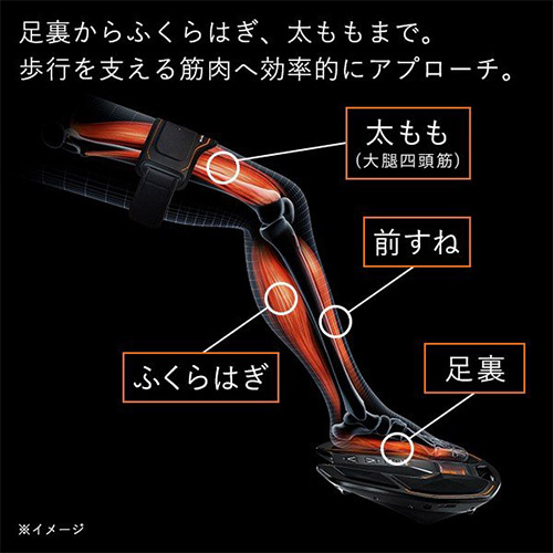 シックスパッド SIXPAD 筋力トレーニング ブラック Foot Plus2 Fit