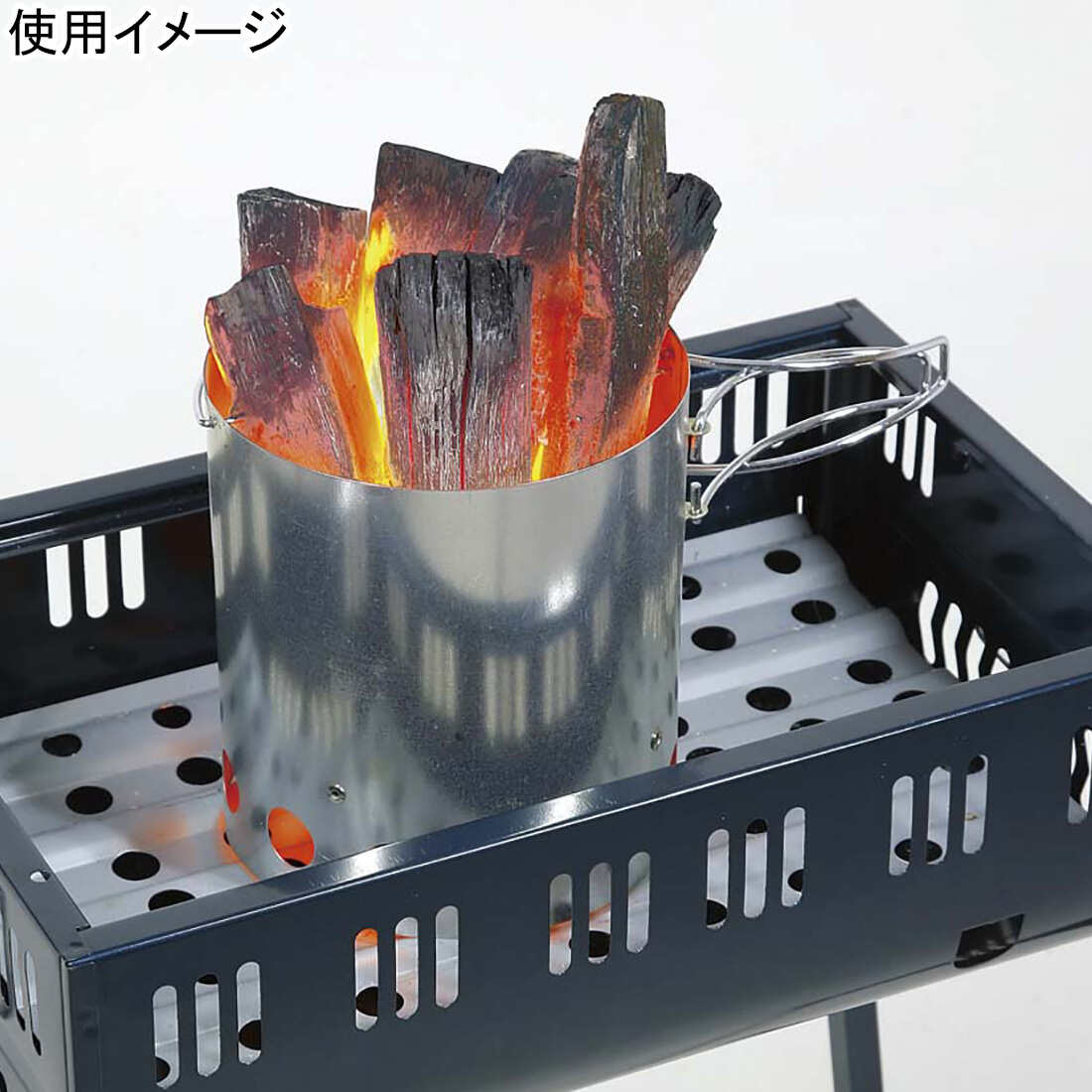 【楽天市場】キャプテンスタッグ CAPTAIN STAG 燃料 大型 火消しつぼ 火起し器セット M-6625：YOCABITO 楽天市場店