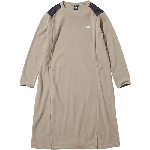 ノースフェイス The North Face レディース マタニティマイクロフリースワンピース Maternity Micro Fleece One Piece ミネラルグレー Nlm Mn 21春夏モデル 長袖 産前産後 妊婦 授乳服 カジュアル ミネラルグレー 肩部分 Beyondresumes Net