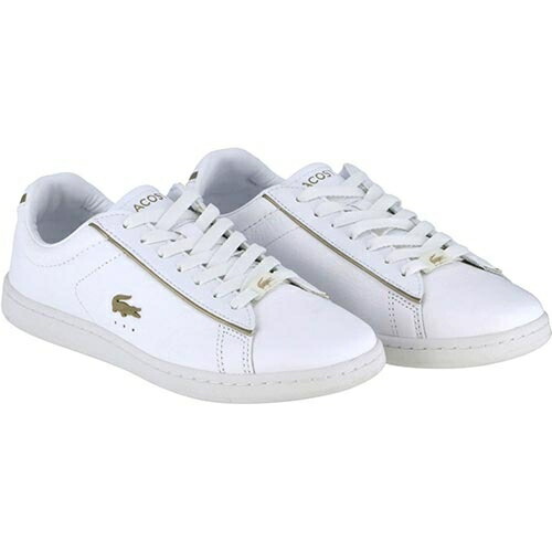 最安 ラコステ Lacoste レディース スニーカー カーナビーエヴォ Carnaby Evo 0721 3 ホワイト ゴールド Sf 21g 超特価激安 Diocesekabgayi Org