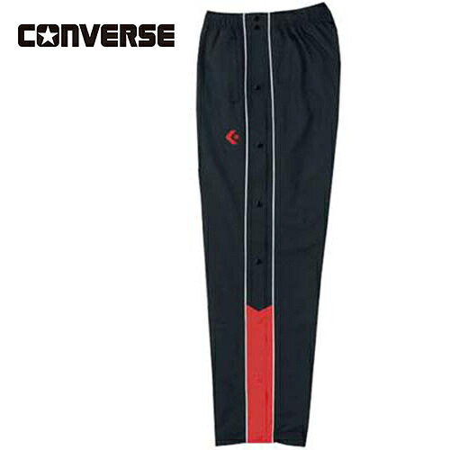 コンバース CONVERSE メンズ レディース ウォームアップパンツ ブラック/レッド CB162501P 1964
