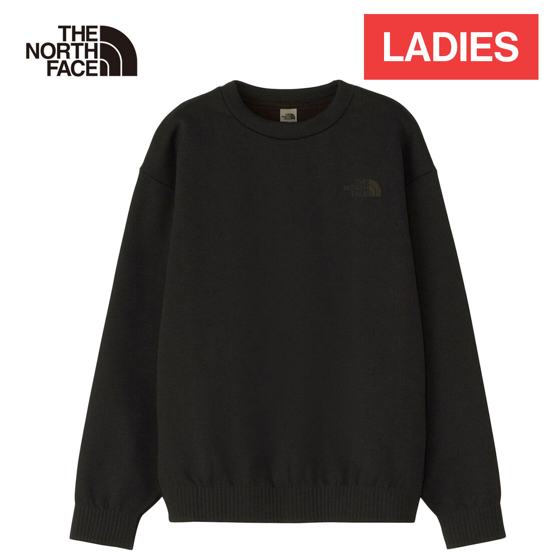 ★セールsale 37～38％OFF★ ザ・ノース・フェイス レディース トレーナー ラリーオンロッククルー RallyOn Rock Crew ブラック NLW72102 K スウェット トップス 長袖 無地 ルームウェア 部屋着 THE NORTH FACE ノースフェイス｜YOCABITO　店