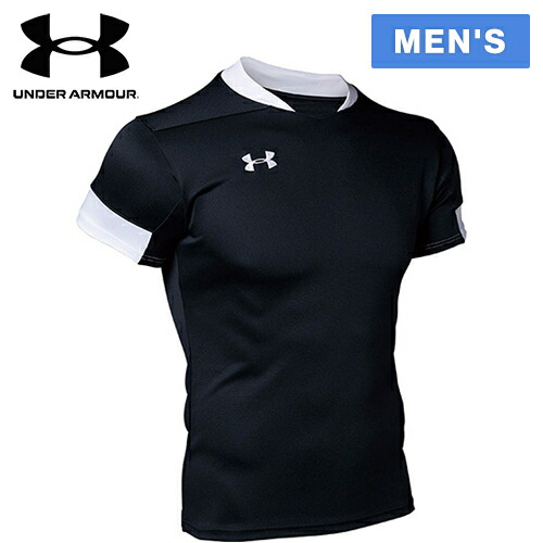 アンダーアーマー UNDER ARMOUR メンズ ラグビーウェア ゲームシャツ プラクティス ショートスリーブ ブラック 1365028 001