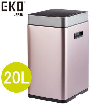 【ポイント最大47.5倍7/19日20時から】【レビュー記入で純銅タンブラープレゼント】EKO ゴミ箱ごみ箱 センサー式 自動開閉 充電式 フタ付き ふた付き 蓋付き ステンレス製 20L 20リットル 角型 ミラージュ スリム センサービン 20L EK9270RGMT｜べりはやっ！スポーツ店