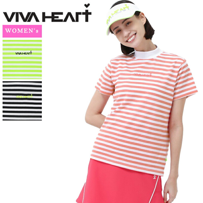 新品　VIVA HEARTゴルフウェアセット ノースリーブポロシャツとスカート ビバハート（VIVA HEART）（レディース）ゴルフウェア 吸汗 速乾