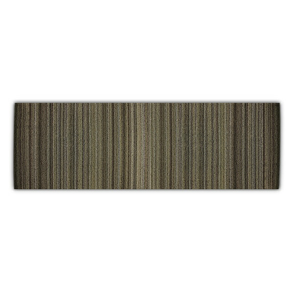 【キッチンマット】チルウィッチ シャグスキニーストライプ ランナーマット 61×183cm(マッシュルーム)【室内屋外兼用 水洗いOK Chilewich Shag Skinny Stripe Runnermat Mushroom ポリ塩化ビニル 台所 アメリカ】