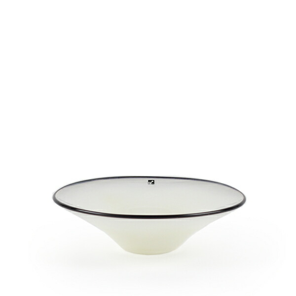 fresco kasumi Bowl ( S / ivory ) iess【フレスコ カスミ ボウル 辻野剛 大阪 吹きガラス アイボリー】
